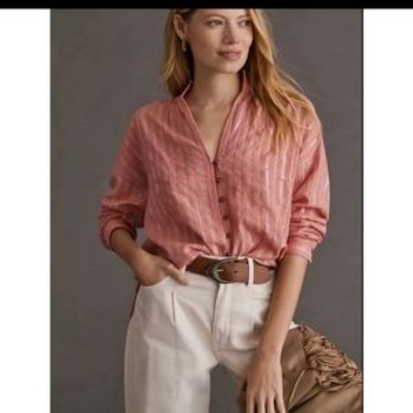 Anthropologie Tops - Anthropologie Pilcro Tavi button down blouse
